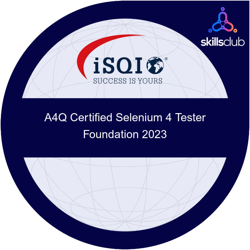 A4Q Certified Selenium 4 Tester Foundation 2023